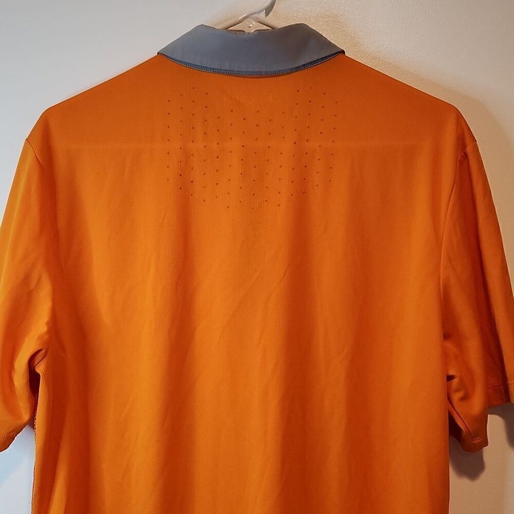 Adidas Climachill Orange Camo Golf Polo Shirt Men's Size XL EUC VERY NICE!! - Picture 9 of 10